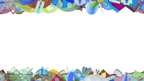 Background pattern abstract seamless design texture. Horizontal stripes. Bord Stock Illustration