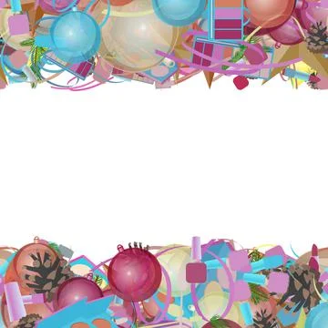 Background pattern abstract seamless design texture. Horizontal stripes. Bord Stock Illustration