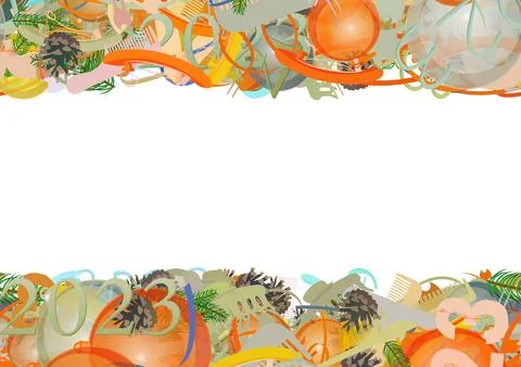 Background pattern abstract seamless design texture. Horizontal stripes. Bord イラスト素材