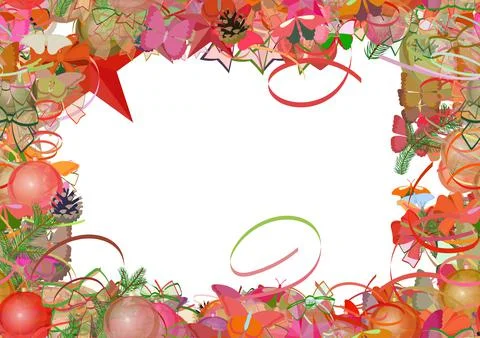 Background pattern abstract seamless design texture. Border frame, transparen Stock Illustration