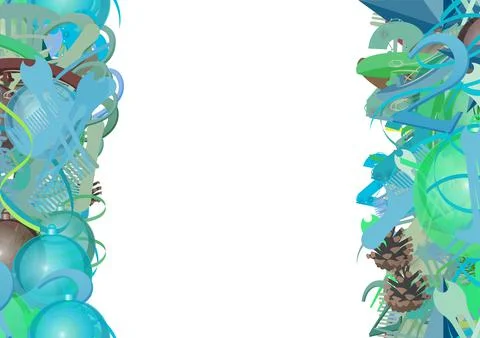 Background pattern abstract seamless design texture. Vertical stripes. Border イラスト素材