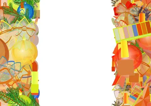 Background pattern abstract seamless design texture. Vertical stripes. Border Stock Illustration