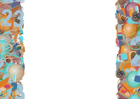 Background pattern abstract seamless design texture. Vertical stripes. Border Illustrazione stock