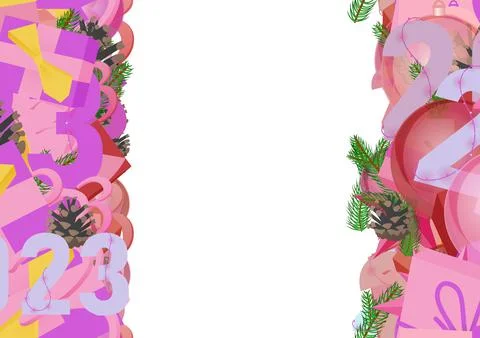 Background pattern abstract seamless design texture. Vertical stripes. Border Stock Illustration