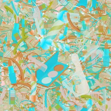 Background pattern abstract seamless design texture. Theme is about repeat Stock Illustration