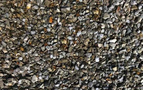 Background Pattern, Asphalt Road Texture. Small stones, minerals, thrash, gravel 스톡 사진