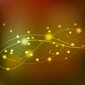 Background pattern autumn Stock Illustration