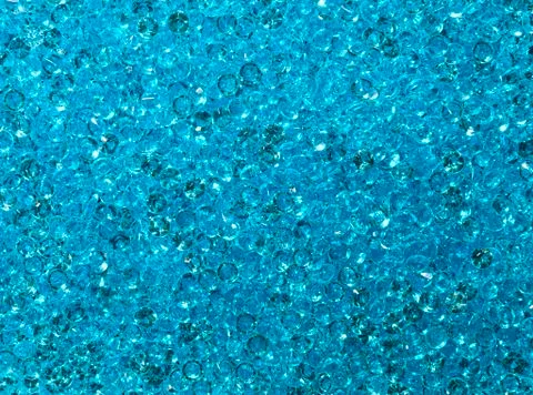 Background pattern of blue rhinestone crystals Stock Photos