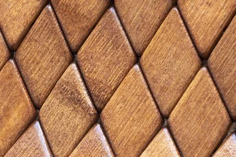 Background pattern with checked repeatable bamboo rhombus Stock Photos