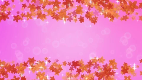 Background pattern of cherry blossoms. Stock Footage 102433483
