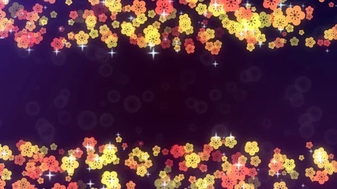 Background pattern of cherry blossoms. Stock Footage 102434358