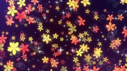 Background pattern of cherry blossoms. Stock Footage 102434947