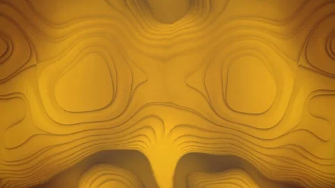 Background with a pattern of circles and swirls. 3d rendering loop animation 4K Stock Footage 264264379