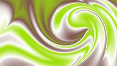 Background pattern of curved green and beige swirling decorative elements Stock Footage 107126560