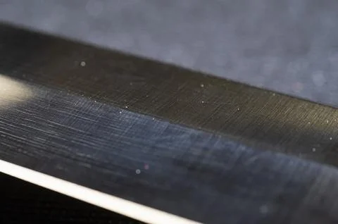 Background with a pattern of Damascus steel Stock Photos