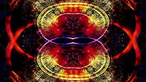 Background pattern with filigrane fractal effect structure and circular and Stock Footage 246006150