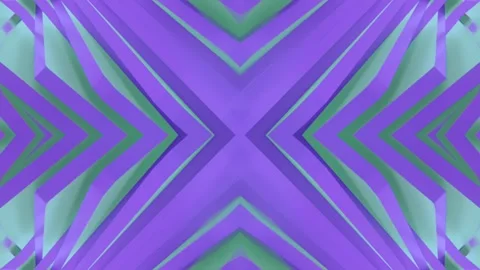 Background with pattern of green and purple. 3d rendering loop animation 4K Stock Footage 256632745