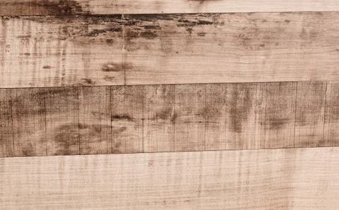 Background Pattern, Horizontal Brown Wooden Grain Texture with Copy Space for Stock Photos