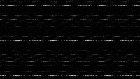 Background pattern with horizontal lines and dots in black and white Stock Footage 337233899