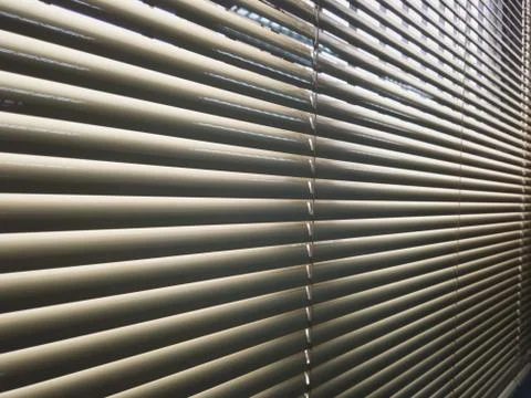 Background pattern of indoor curtain in rows. Stock Photos