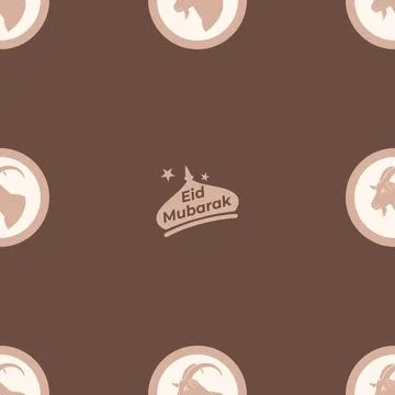 Background pattern islamic eid adha Illustrazione stock