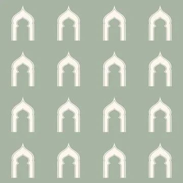 Background pattern islamic eid adha Stock Illustration