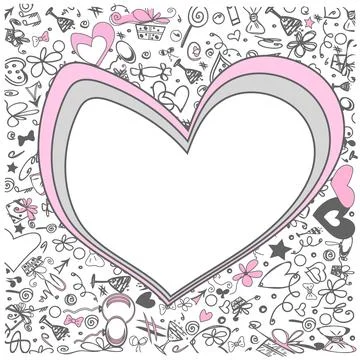 Background of pattern made from different holiday gifts, things and symbols Stock Photos