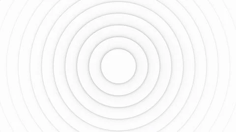 Background with a pattern of many rings, computer generated. 3d rendering of Illustrazione stock