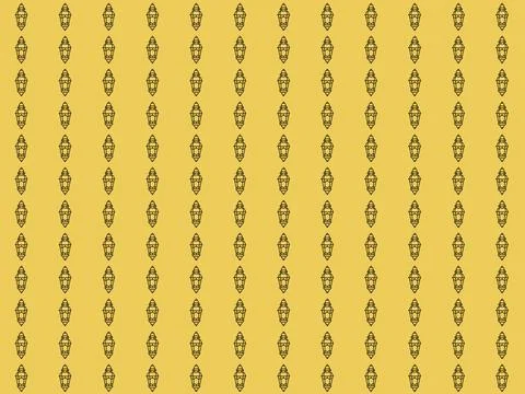 Background pattern repeating lantern lights Stock Illustration