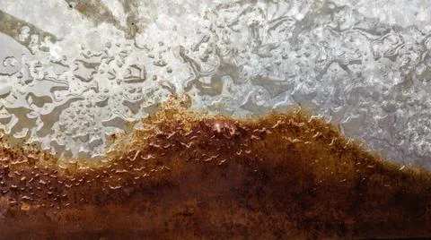 Background pattern rusty tin Stock Photos