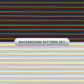 Background pattern set collection Stock-Illustration