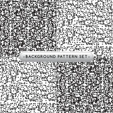 Background pattern set collection Stock Illustration