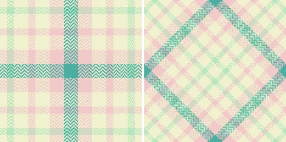 Background pattern textile of seamless check tartan with a plaid texture ve.. Illustrazione stock
