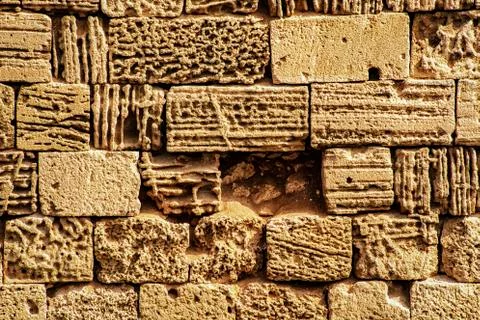 Background pattern from tiled wall Foto stock