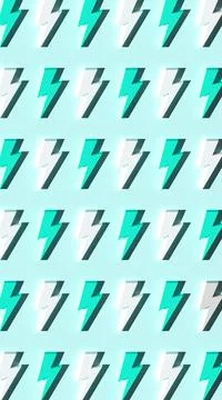 A background pattern in vertical format of lightning in green an 스톡 일러스트