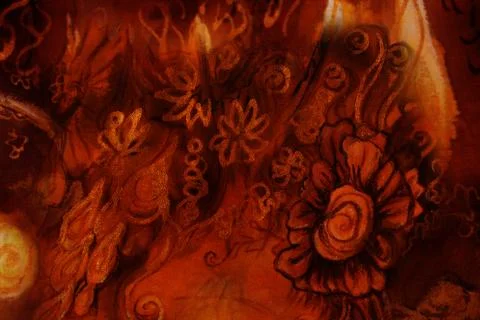 Background pattern in warm cinnamon tones, illustration Stock Illustration