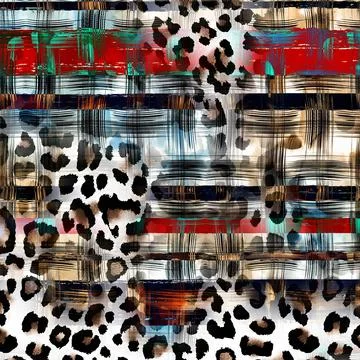 Background pattern works, textile fabric print patterns 스톡 일러스트