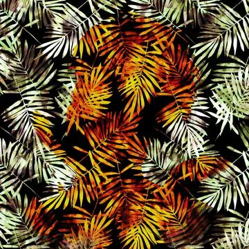 Background pattern works, textile fabric print patterns Stock Illustration