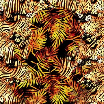 Background pattern works, textile fabric print patterns Illustrazione stock