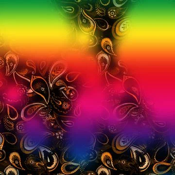 Background pattern works, textile fabric print patterns Stock Illustration