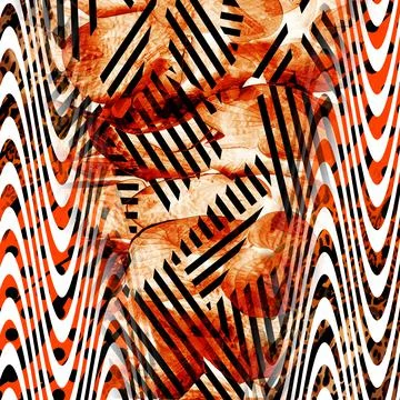 Background pattern works, textile fabric print patterns Illustrazione stock