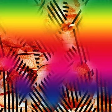 Background pattern works, textile fabric print patterns Illustrazione stock