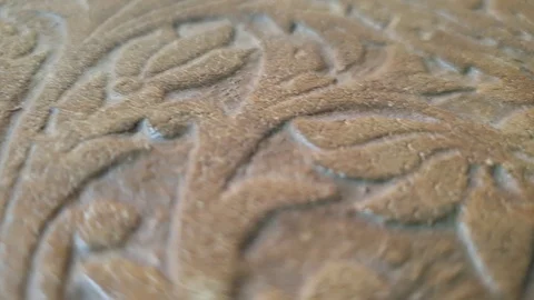 Background patterned on a tree. Thread patterns. Ornament patterns. Stock Footage 109546976