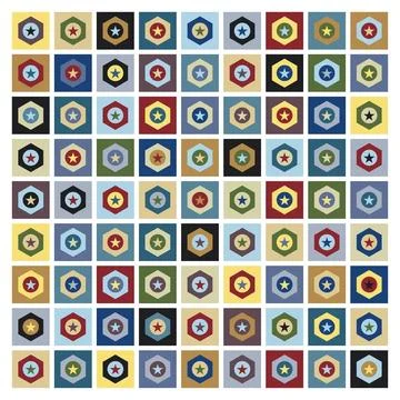 Background of patterns Stock Illustration