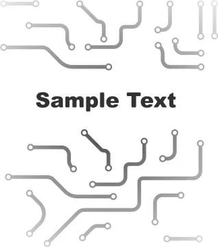 Background in PCB-layout style Stock Illustration