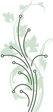 Background in PCB-layout style. Vector. 스톡 일러스트