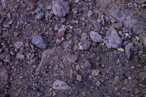 Background of pebbles sand and rubble Stock Illustration