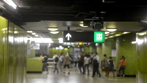 Background people technology security cameras monitoring controll private lives Stock Footage 115597892