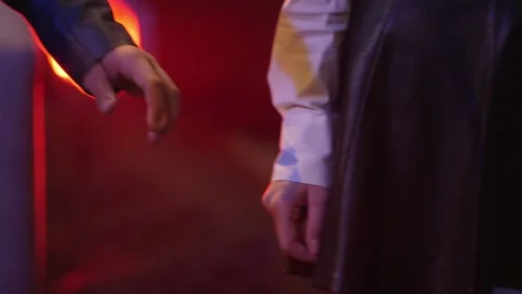 Background performers singing and dancing Stock Footage 136336495