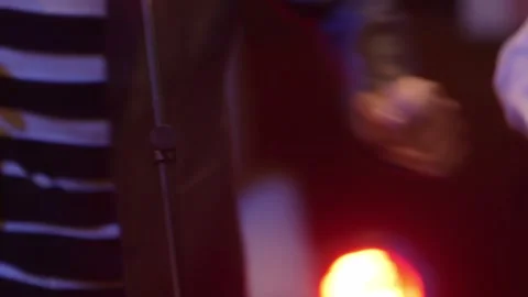 Background performers singing and dancing Stock-Footage 136336499